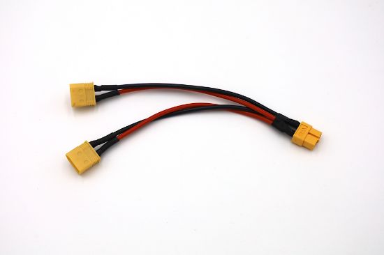 Bild von XT60 Doppelstecker parallel mit Kabel