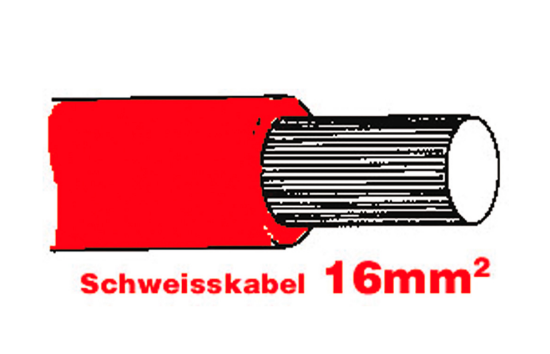 Bild von SGF Kabel hochflexiebel 16mm² rot