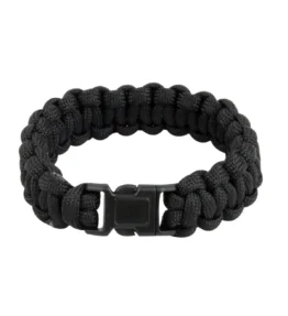 Highlander Paracord Bracelet with Quick Release Buckle Black